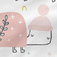 Bettbezug ohne Füllung. HappyFriday Moshi Moshi Best buddies Bunt 105 x 200 cm