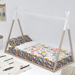Bettbezug ohne Füllung. HappyFriday Moshi Moshi Woodland Bunt 105 x 200 cm