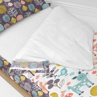 Bettbezug ohne Füllung. HappyFriday Moshi Moshi Woodland Bunt 105 x 200 cm
