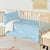 Bettbezug-Set HappyFriday Basic Kids Blau Babybettchen 2 Stücke