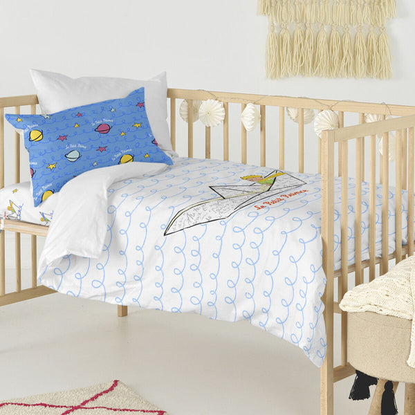 Bettbezug-Set HappyFriday Le Petit Prince Navire Bunt Babybettchen 2 Stücke