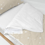 Bettbezug mit Füllung HappyFriday Basic Little Star Beige 105 x 200 cm