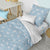Bettbezug-Set HappyFriday Basic Kids Blau Einzelmatratze 2 Stücke