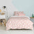Bettbezug-Set HappyFriday Basic Kids Rosa Einzelmatratze 2 Stücke