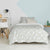 Bettbezug-Set HappyFriday Basic Kids Beige Einzelmatratze 2 Stücke