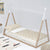 Bettbezug mit Füllung HappyFriday Basic Clouds Beige 105 x 200 cm