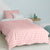 Bettbezug-Set HappyFriday Basic Kids Rosa Einzelmatratze Vichy 2 Stücke