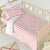 Bettbezug-Set HappyFriday Basic Kids Rosa Babybettchen Vichy 2 Stücke