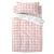 Bettbezug-Set HappyFriday Basic Kids Rosa Babybettchen Vichy 2 Stücke