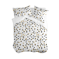 Bettdeckenbezug HappyFriday Blanc Golden dots Bunt 220 x 220 cm