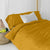 Bettbezug-Set HappyFriday Basic Kids Senf Einzelmatratze 2 Stücke