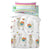 Bettbezug-Set HappyFriday Moshi Moshi Cute Llamas Bunt Babybettchen 2 Stücke