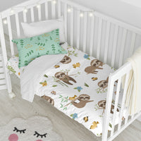 Bettbezug-Set HappyFriday MOSHI MOSHI Bunt Babybettchen 28 x 2 x 38 cm