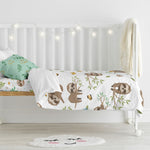 Bettbezug-Set HappyFriday MOSHI MOSHI Bunt Babybettchen 28 x 2 x 38 cm