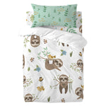 Bettbezug-Set HappyFriday MOSHI MOSHI Bunt Babybettchen 28 x 2 x 38 cm