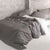 Bettdeckenbezug HappyFriday BASIC Grau Einzelmatratze 180 x 220 cm