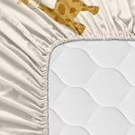 Bettlaken HappyFriday Beige Bunt 90 x 200 x 32 cm tiere