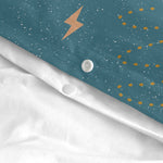 Bettbezug-Set HappyFriday Mini universe Bunt Einzelmatratze 2 Stücke
