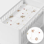 Bettlaken HappyFriday MINI Weiß Bunt 60 x 120 x 14 cm