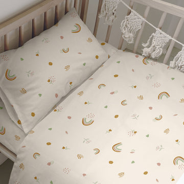 Bettbezug-Set HappyFriday HAPPYFRIDAY MINI Bunt Babybettchen 28 x 2 x 38 cm