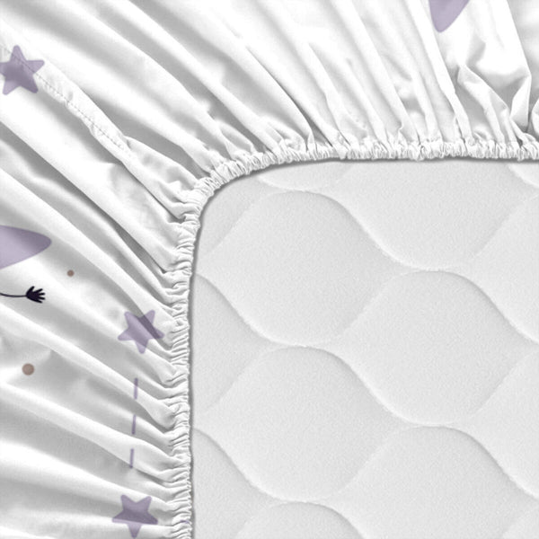 Bettlaken HappyFriday Moshi Moshi Moons Bunt 60 x 120 x 14 cm