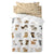 Bettbezug-Set HappyFriday Mr Fox Cats Bunt Babybettchen 2 Stücke
