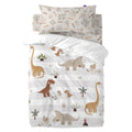 Bettbezug-Set HappyFriday Moshi Moshi Dino Family Bunt Babybettchen 2 Stücke