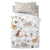 Bettbezug-Set HappyFriday Moshi Moshi Dino Family Bunt Babybettchen 2 Stücke