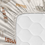 Bettlaken HappyFriday MOSHI MOSHI Grau Bunt 70 x 140 x 14 cm