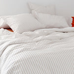 Bettdeckenbezug HappyFriday Beige Einzelmatratze 200 x 200 cm