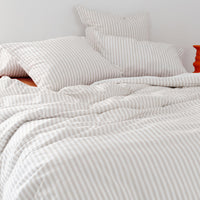 Bettdeckenbezug HappyFriday Beige Einzelmatratze 200 x 200 cm