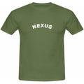 Herren Kurzarm-T-Shirt Nexus PALAU Weiß Braun grün