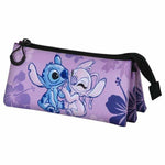 Dreifaches Mehrzweck-Etui Stitch 11 x 23 x 4 cm