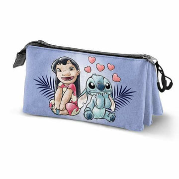 Dreifaches Mehrzweck-Etui Stitch 23 x 8 x 11 cm