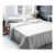 Bettwäsche-Set Naturals Tencel Weiß Einzelmatratze 160 x 270 cm