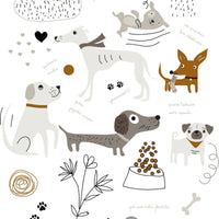 Steppdecke Panzup Dogs 1 Doppelmatratze