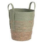 Korbsatz 42 x 42 x 48 cm Minze Naturfaser (3 Stücke)