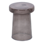 Beistelltisch Kristall Grau 30 x 30 x 40 cm