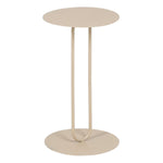 Beistelltisch 30,5 x 30,5 x 53 cm Creme Eisen