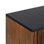 Anrichte ABNER Braun Schwarz Eisen Mango-Holz 160 x 40 x 75 cm