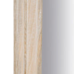 Ankleidespiegel Weiß natürlich Vertikal 87,63 x 3,8 x 203,2 cm
