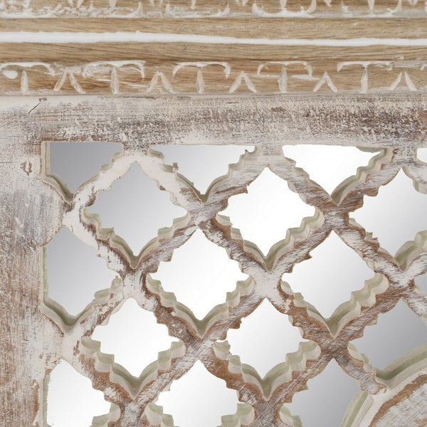 Ankleidespiegel Weiß natürlich Vertikal 76 x 7 x 176,5 cm