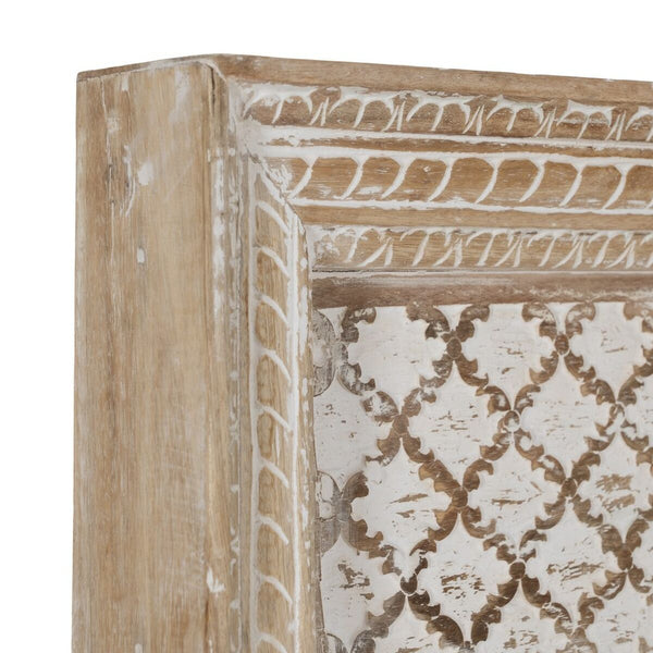 Ankleidespiegel Weiß natürlich Vertikal 76 x 7 x 176,5 cm