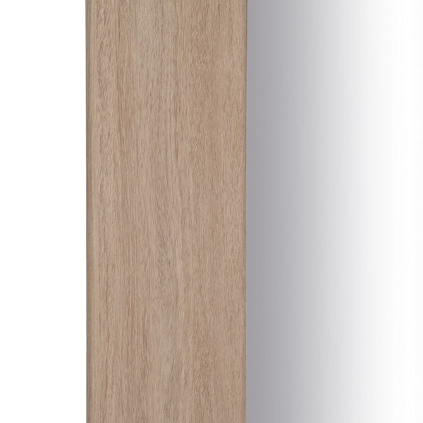 Ankleidespiegel natürlich 65 x 2,2 x 160 cm