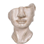Deko-Figur Beige Gesicht 12,5 x 13,5 x 27,5 cm