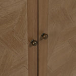 Anrichte BRAYAN natürlich Holz MDF 160 x 40 x 80 cm