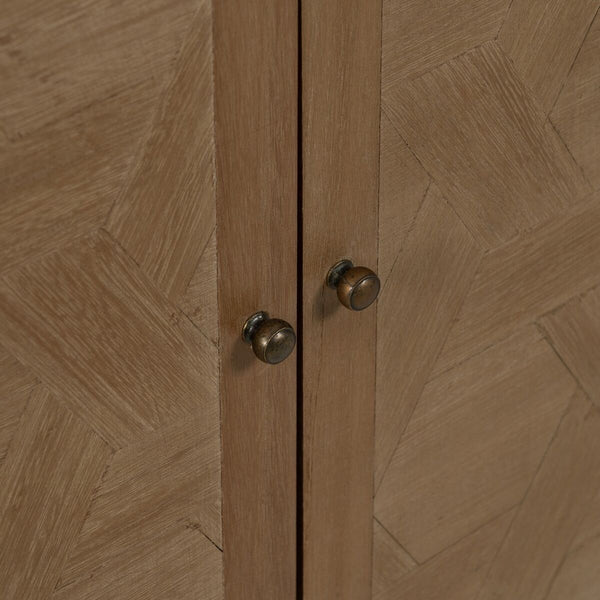 Anrichte BRAYAN natürlich Holz MDF 160 x 40 x 80 cm