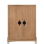 Anrichte AIKO Creme natürlich Eisen Holz MDF 70 x 40 x 172 cm