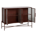 Anrichte Ziegel Kristall Eisen 120 x 35 x 85 cm