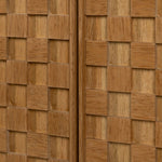 Anrichte MARIGNI Schwarz natürlich Eisen Holz MDF 121,5 x 42,5 x 93,5 cm